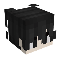 Black skin: head render