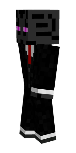Black skin: body, left side render