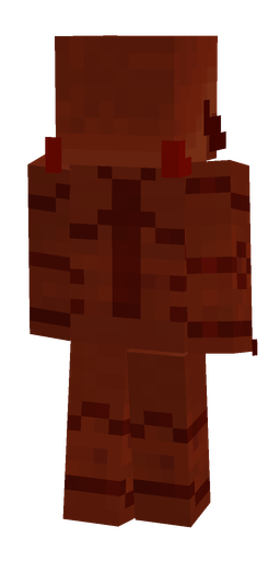 Orange skin: body, back render