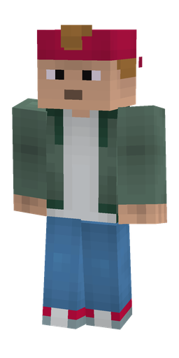 Blue skin: body, front render