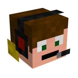 Black skin: head render