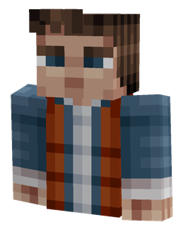 Blue skin: bust render