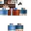 Blue skin: raw texture render