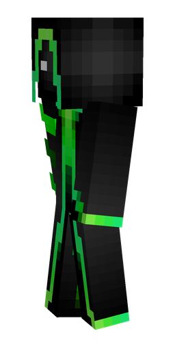 Black skin: body, left side render