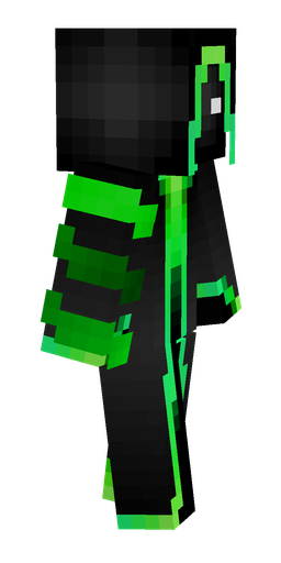 Black skin: body, right side render