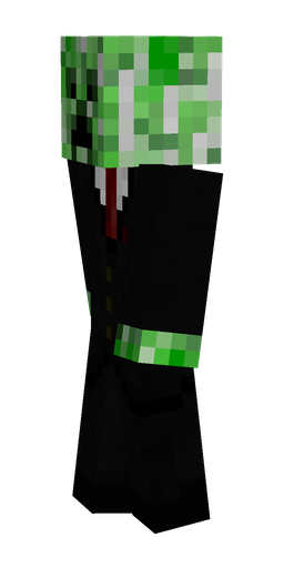 Black skin: body, left side render