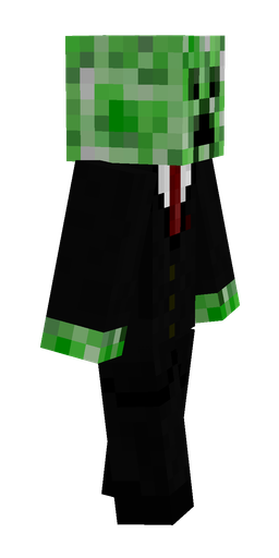 Black skin: body, right side render