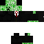 Black skin: raw texture render