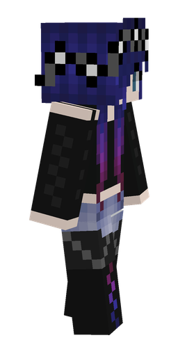 Black skin: body, right side render