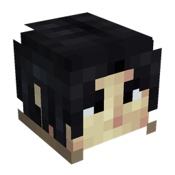 Black skin: head render