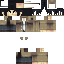 Black skin: raw texture render