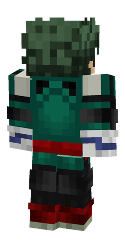 Black skin: body, back render