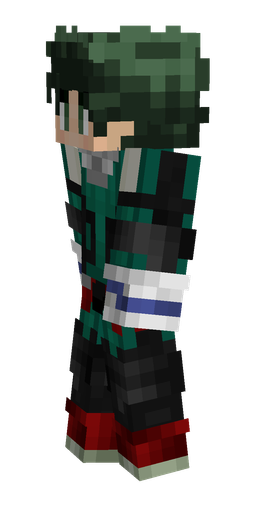 Black skin: body, left side render