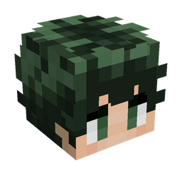 Black skin: head render
