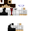 Black skin: raw texture render
