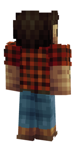Blue skin: body, back render