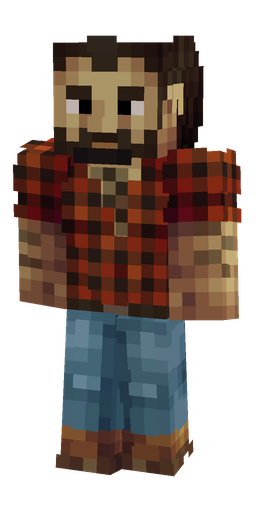 Blue skin: body, front render