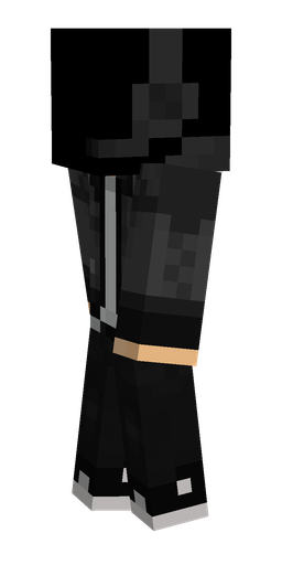 Black skin: body, left side render