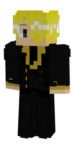 Black skin: body, front render