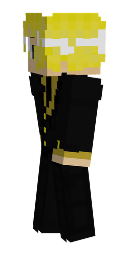 Black skin: body, left side render