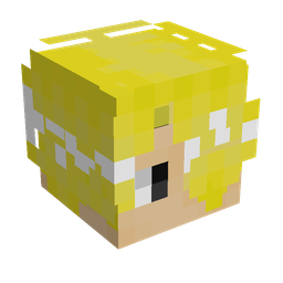 Black skin: head render