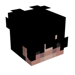 Black skin: head render