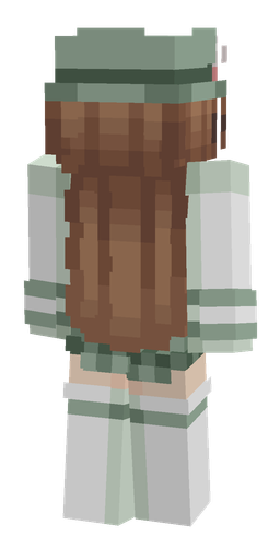 Green skin: body, back render