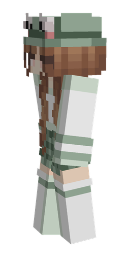 Green skin: body, left side render