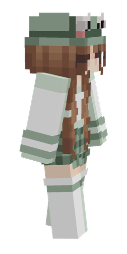 Green skin: body, right side render