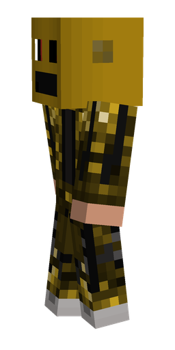 Black skin: body, left side render