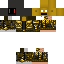 Black skin: raw texture render