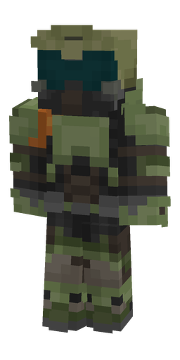 Black skin: body, front render