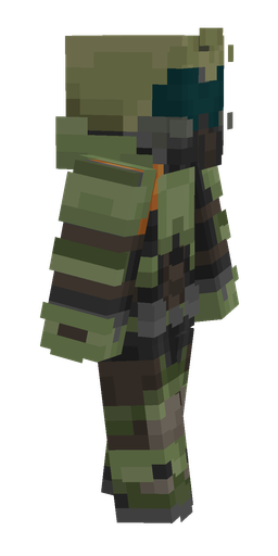 Black skin: body, right side render