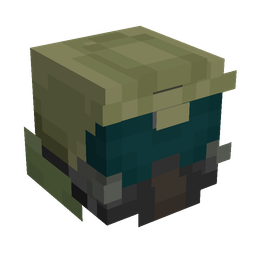 Black skin: head render
