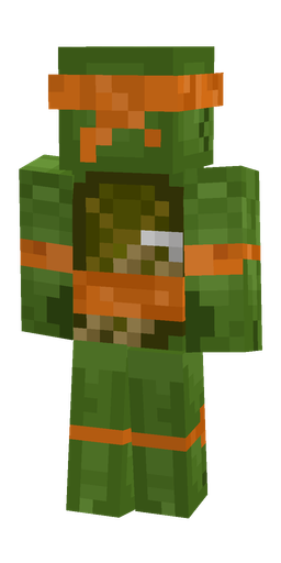 Classic skin: body, back render