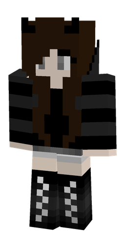 Black skin: body, front render