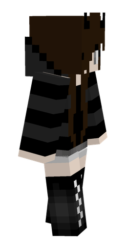 Black skin: body, right side render