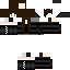Black skin: raw texture render