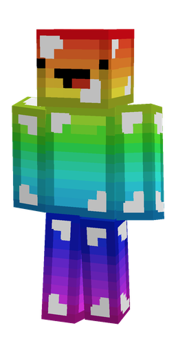 Blue skin: body, front render