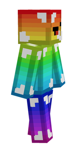 Blue skin: body, right side render