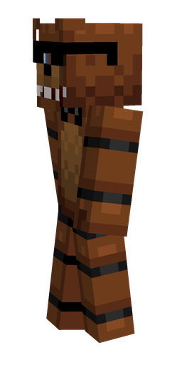 Black skin: body, left side render