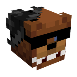 Black skin: head render