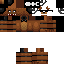 Black skin: raw texture render