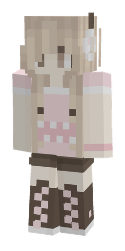 Brown skin: body, front render