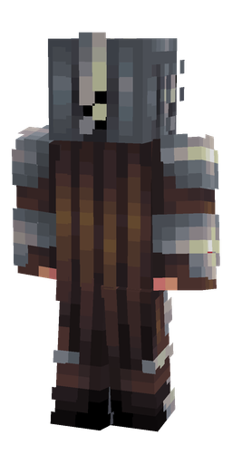 Black skin: body, back render