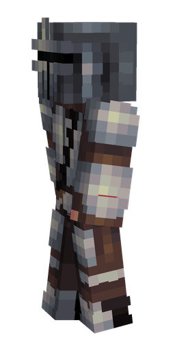 Black skin: body, left side render