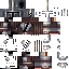 Black skin: raw texture render