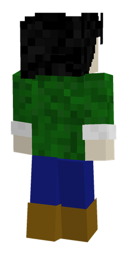Black skin: body, back render