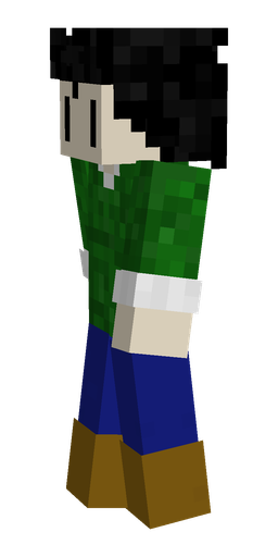 Black skin: body, left side render