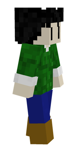 Black skin: body, right side render